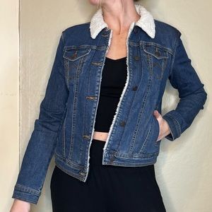 Wrangler Sherpa denim jacket